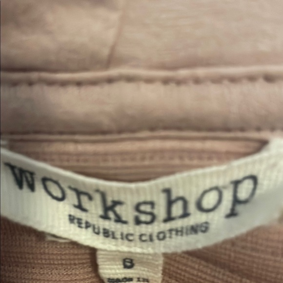 Workshop Republic Clothing Mauve Hoodie - Picture 2 of 3